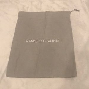Authentic Manolo Blahnik dust bag